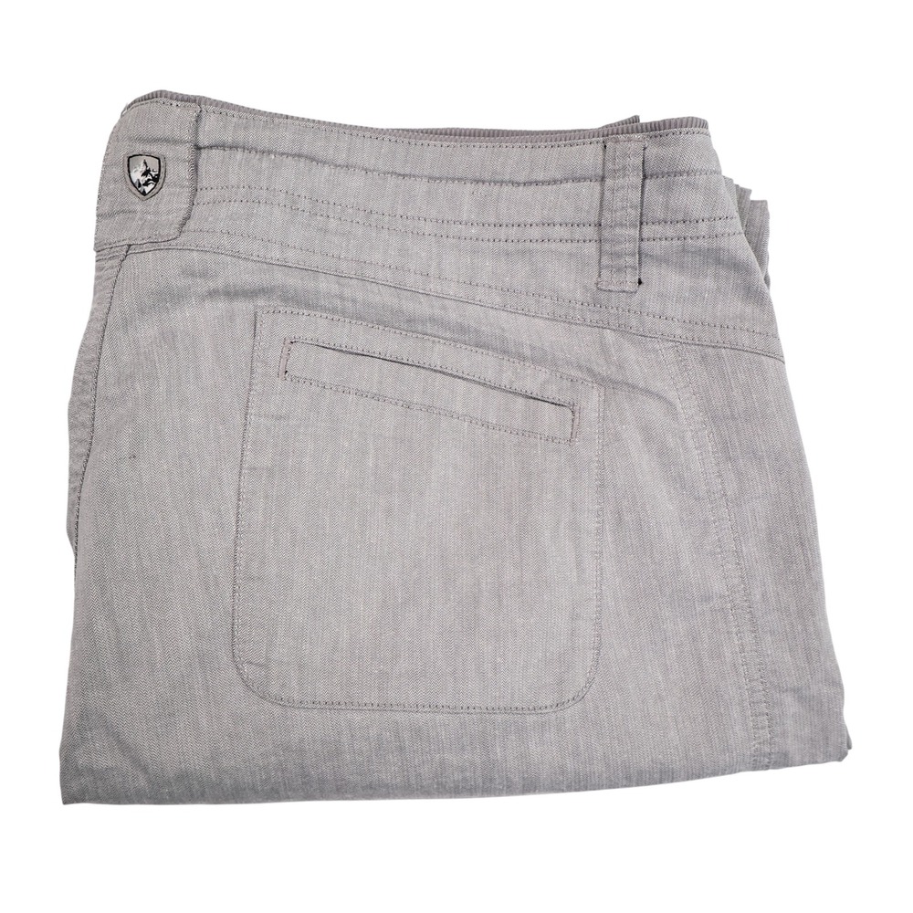 KUHL Women's 14S Ash Light Grey‎ Cabo Straight Leg UPF 50 Outdoor Hiking Pants